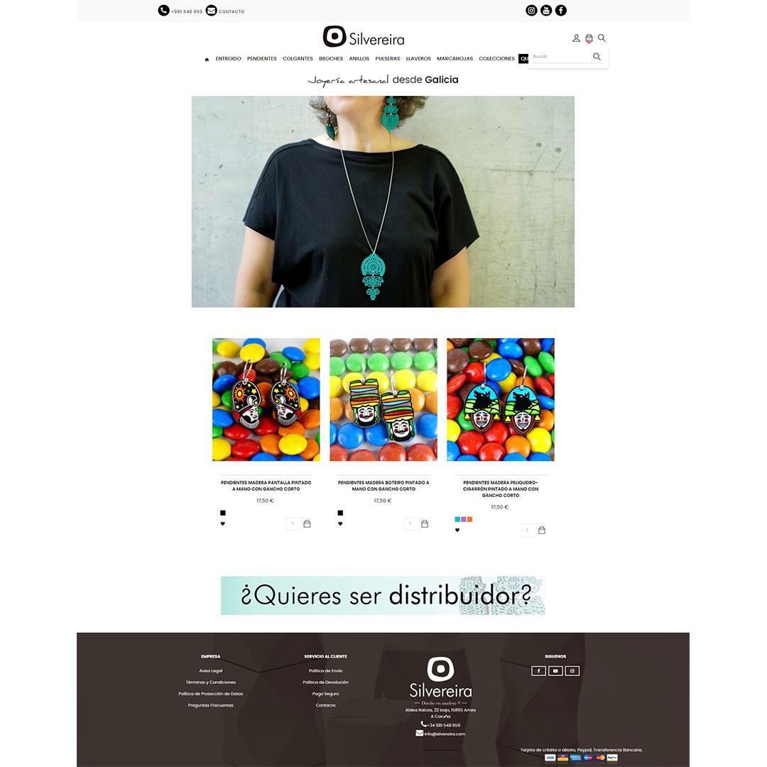 ¡Nuevo e-commerce publicado! Silvereira